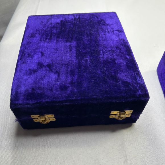 Vintage Sabbath Candle Holders Silver for Lord & Taylor Star Design NWT Box - Picture 5 of 5